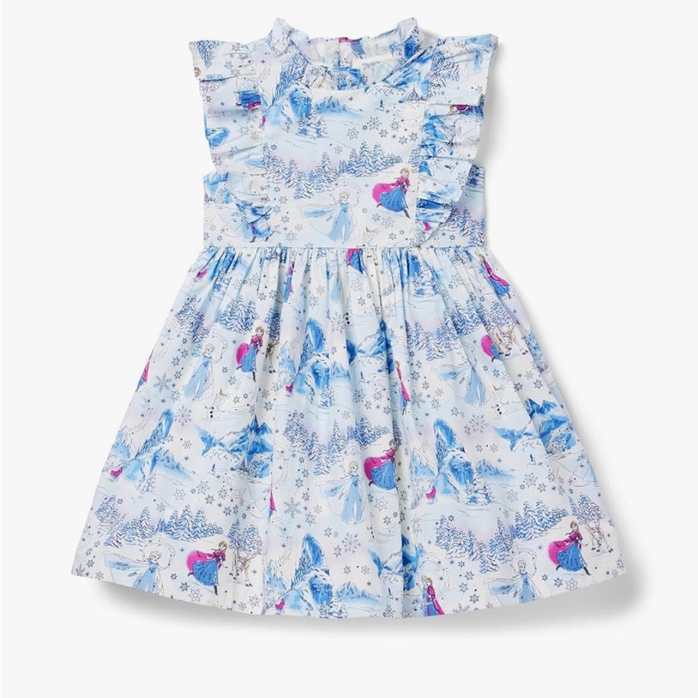 Disney’s Frozen Janie and Jack Blue and Pink Kids Formal Dress